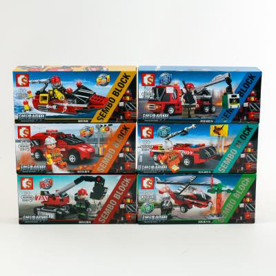 Конструктор пожарная техника (98 деталей), 103093-103098