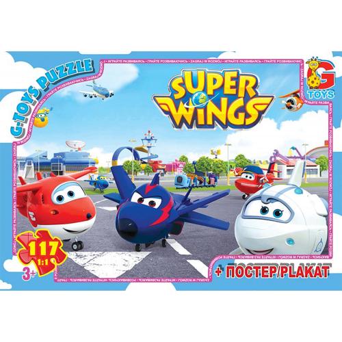 Пазлы из серии "Super Wings", 117 элементов, GP-UW230