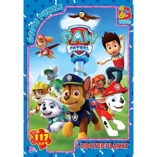 Пазлы из серии "Paw Patrol", 117 элементов, GP-PW0820