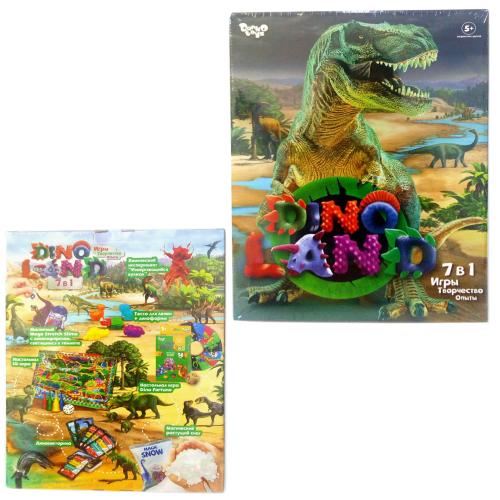 Набор для творчества Dino Land 7 в 1, УКР, ДТ-ОО-09301