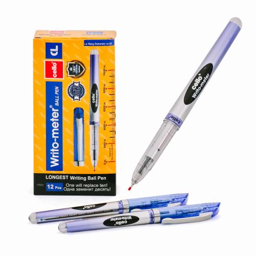 Ручка гелева 10 км колір синій 12 шт в упаковці, CL-8048-2