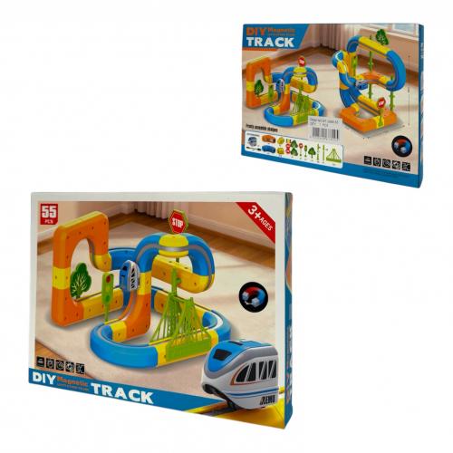 Магнітний Конструктор "Траса" 55 деталей, 2689-55