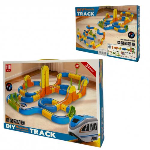 Магнітний Конструктор "Траса" 118 деталей, 2689-58