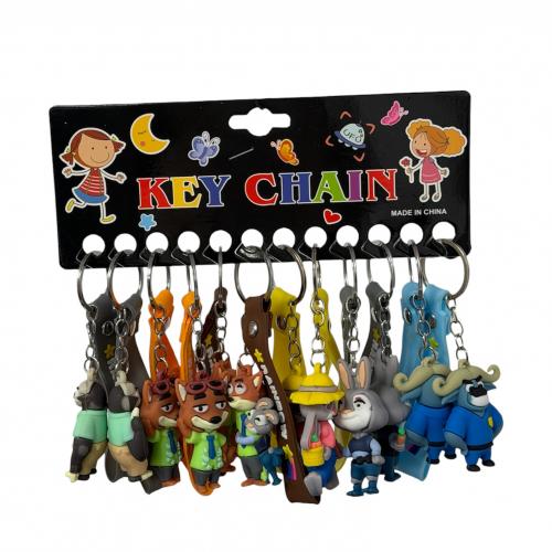 Брелок "Звірополіс" зі стрічкою гумовий (уп.12), 3334