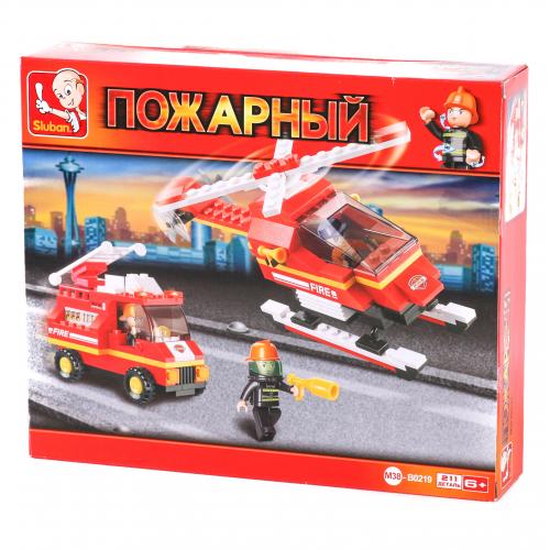 Конструктор SLUBAN Пожежний, M38-B0219 Конструктор SLUBAN Пожежний, M38-B0219