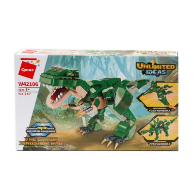 Конструктор Qman 3в1 динозавр