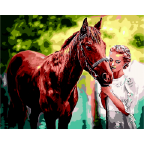 Набір для розпису за номерами "Справжня дружба", ZB 64265 Набір для розпису за номерами "Справжня дружба", ZB 64265