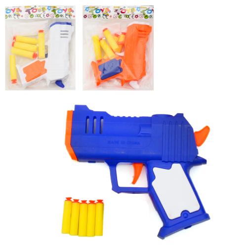 Пістолет 15см, кулі присоски 5шт, 230-6 Пістолет 15см, кулі присоски 5шт, 230-6