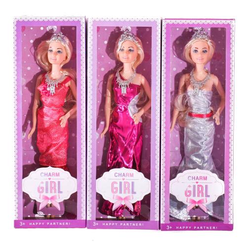 Лялька, 29 см, 3 види, в кор-ці, 525A Лялька, 29 см, 3 види, в кор-ці, 525A