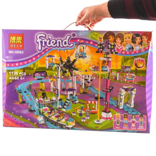 Конструктор BELA Friends "Парк развлечений", 1136 деталей, 10563
