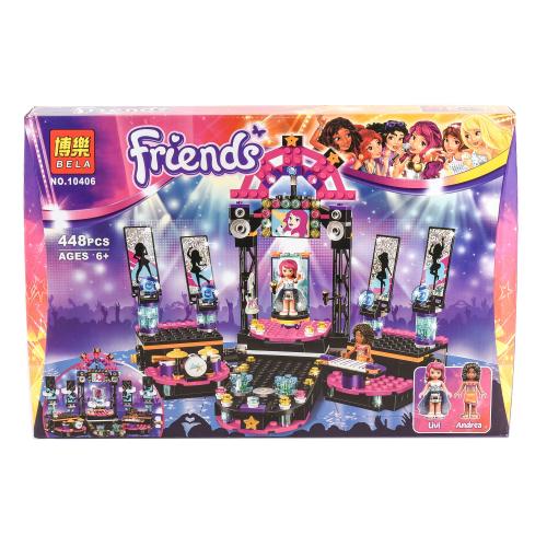 Конструктор BELA Friends "Сцена поп-зірки",  BELA 10406