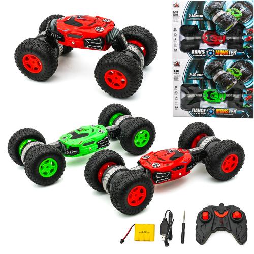 Машинка трюкова Dance Monster RQ2028 мощна з пультом дистанц. керування, поворот на 360 градусів, незалежна підвіска, RQ2028