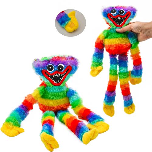 Хагі-Вагі Кісі-Місі веселка м'яка іграшка 43 см, LA-006-R Huggy Wuggy Poppy Playtime, LA-006-R