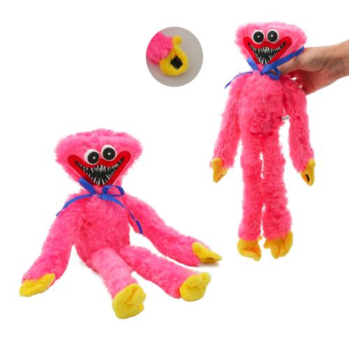 Хагі-Вагі Кісі-Місі м'яка іграшка рожевого кольору 43 см, LA-006-S Huggy Wuggy Poppy Playtime, LA-006-S