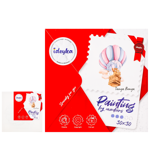 Набір для розпису по номерах "Сімейний політ", ID-KHO2351 Набір для розпису по номерах "Сімейний політ", ID-KHO2351