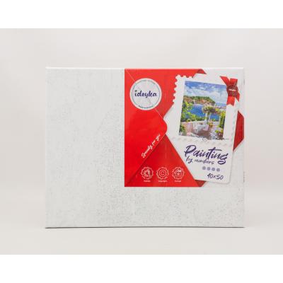 Набір для розпису по номерах "Сніданок біля моря", ID-KHO2834 Набір для розпису по номерах "Сніданок біля моря", ID-KHO2834