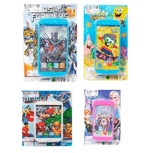 Телефон, 4 вида, на листе, YH1012-13-14-16