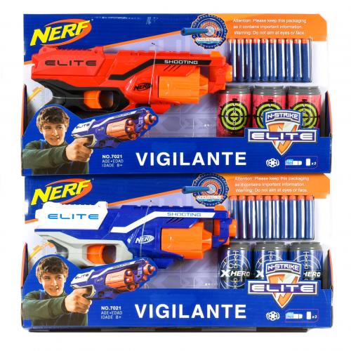 Бластер с мягкими пулями (большой), 7021