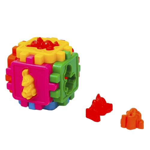 Логический куб-сортер, с животными, KW-50-102