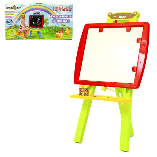 Мольберт, двухсторонний, магнитный, KW-51-003