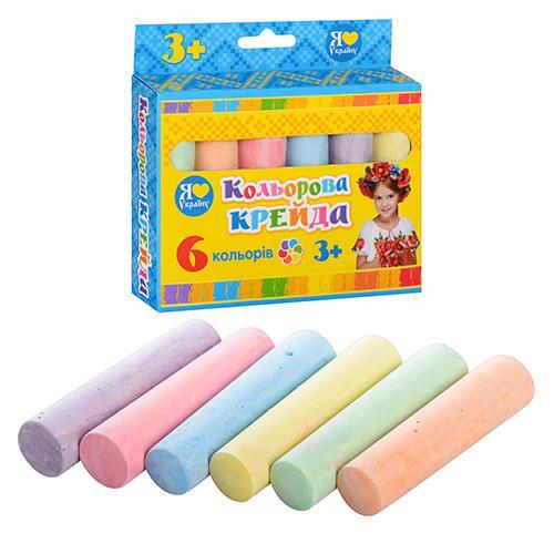 Мел асфальтный, 6 шт., в кор-ке, MK 0214 Мел асфальтный, 6 шт., в кор-ке, MK 0214