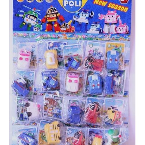 Фигурка Robocar Poli, микс видов, на листе, PO16505
