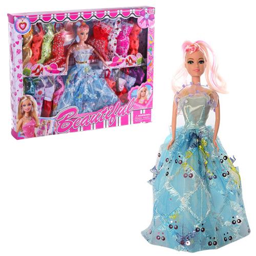 Кукла с нарядом, 2 вида, в кор-ке, V34C