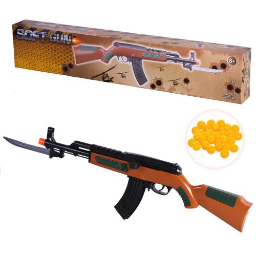 Автомат, пласт.пульки, в кор-ке, 1687B Автомат, пласт.пульки, в кор-ке, 1687B