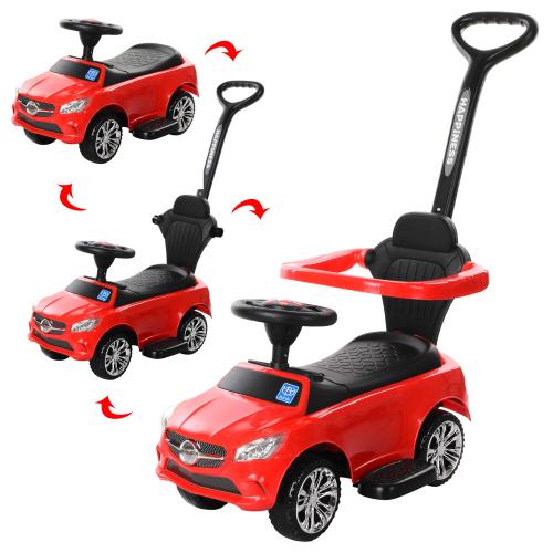 Дитячий толокар-каталка 2в1, червоний, M 3503C-3 Дитячий толокар-каталка 2в1, червоний, M 3503C-3