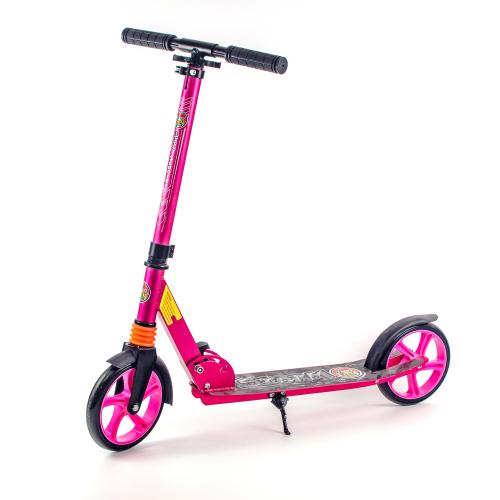 Самокат підлітковий, рожевий, 00098