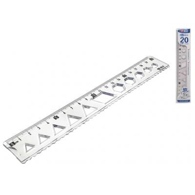 Набір лінійок пластиковий для креслення 20 см