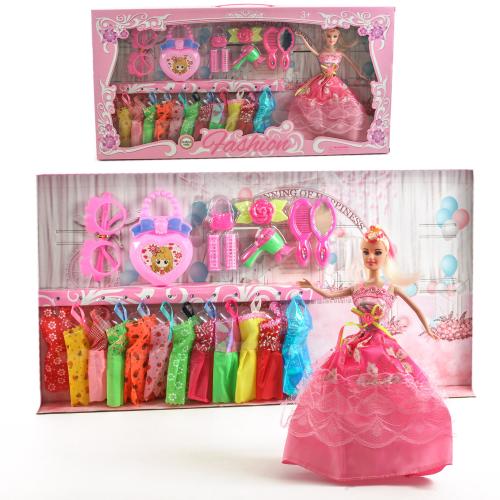 Лялька з нарядами, 28 см, мікс видів, в кор-ці, 668F2