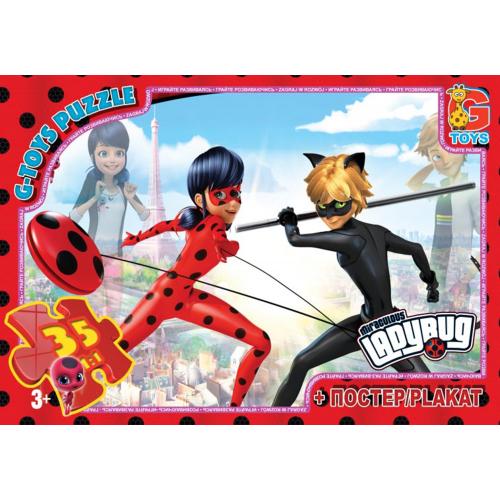 Пазлы из серии "Леди Баг", 35 элементов, GP-LB1005