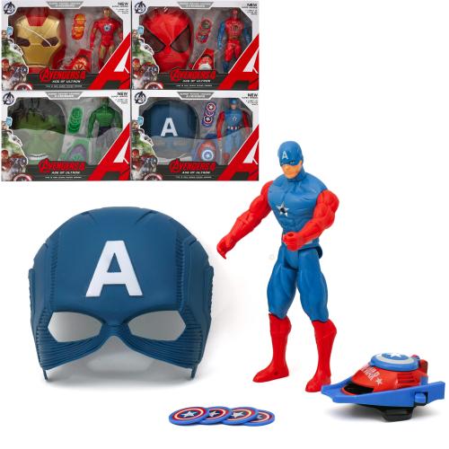 Набір супергероя AV, маска, супергерой-світло, дискомет, 1878