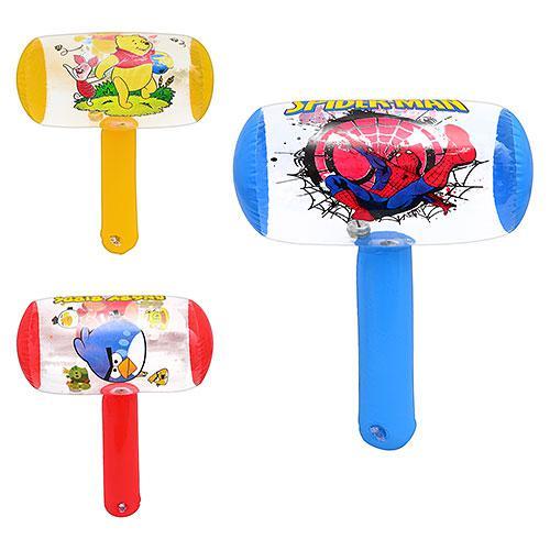 Надувная игрушка, молоток, 3 вида, в кульке, MS 0549