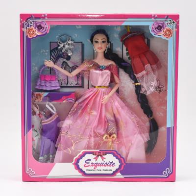 Лялька з нарядами, 29 см, шарнірна, мікс видів, в кор-ці, 603-1-36