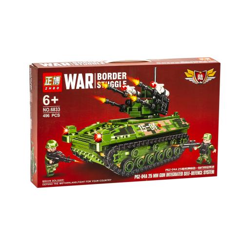 Конструктор Танк 496 дет., 6833