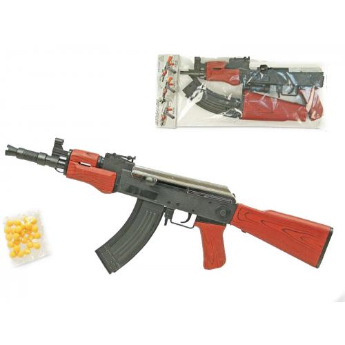 Автомат "Калашников", пласт.пульки, в пакете, TS48 Автомат "Калашников", пласт.пульки, в пакете, TS48