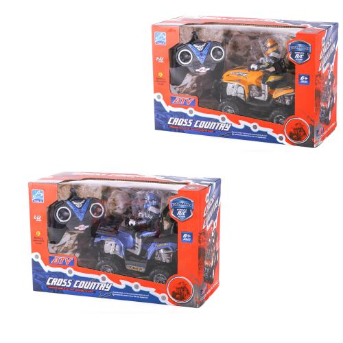 Квадроцикл, р/у, 2 вида, в кор-ке, YD898-MT1912-13