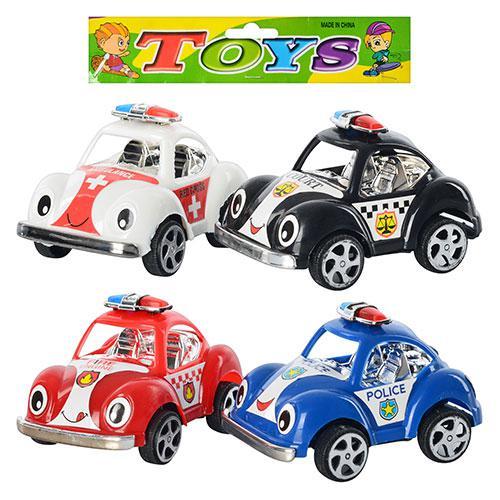 Легковая машина, инерц-я, микс цветов, в пакете, 139-5