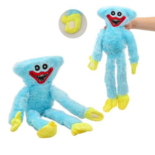 М'яка іграшка Хагі-Вагі блакитного кольору Poppy Playtime 40 см, LA-006-G Huggy Wuggy, LA-006-G