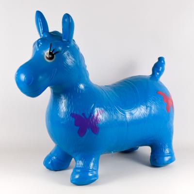 Прыгун резиновый, лошадка, микс цветов, в кульке, RB190706