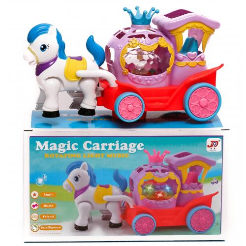 Лошадка, музыкальная, в кор-ке, JD193-1 Лошадка, музыкальная, в кор-ке, JD193-1