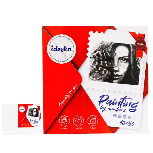 Набор для росписи по номерам "Виразний погляд", ID-KHO4836