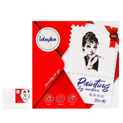 Набор для росписи по номерам "Хрупкая Одри", ID-KHO4854