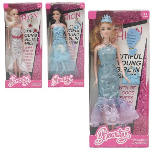 Лялька Beauty, 29 см, 3 види, аксесуари, в кор-ці, 060C