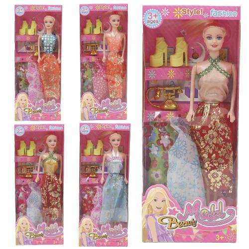 Лялька Beauty Model, 29 см, 5 видів, в кор-ці, 5533A-4 Лялька Beauty Model, 29 см, 5 видів, в кор-ці, 5533A-4