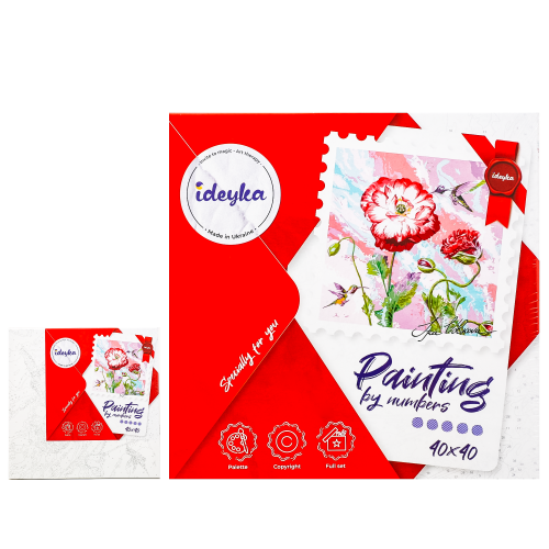 Набір для розпису по номерах "Легкий етюд", ID-KHO3219 Набір для розпису по номерах "Легкий етюд", ID-KHO3219
