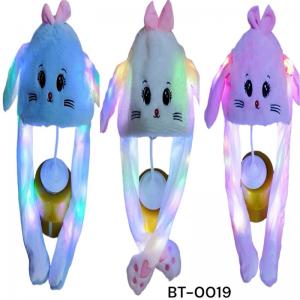 Шапка "ЛЮДИНА ПАВУК", з вушками, мікс кол, в пакете