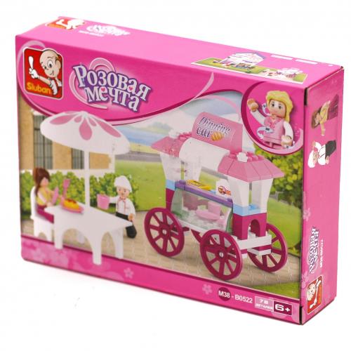 Конструктор SLUBAN Рожева мрія, M38-B0522 Конструктор SLUBAN Рожева мрія, M38-B0522